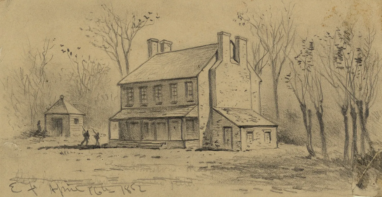 Headquarters Of Gen Jos E Johnston During The Battle Of The 1st Bull Run