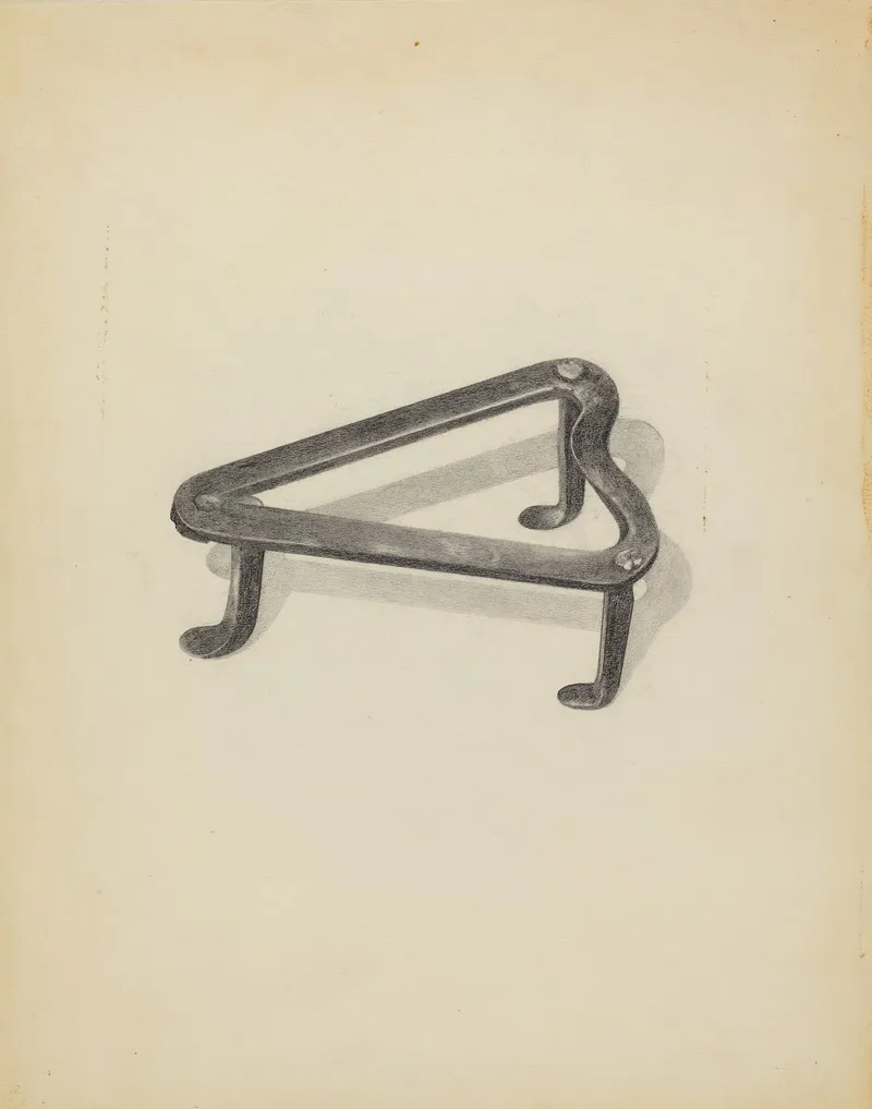 Heart Shaped Trivet by Anna Aloisi - Canvas Print