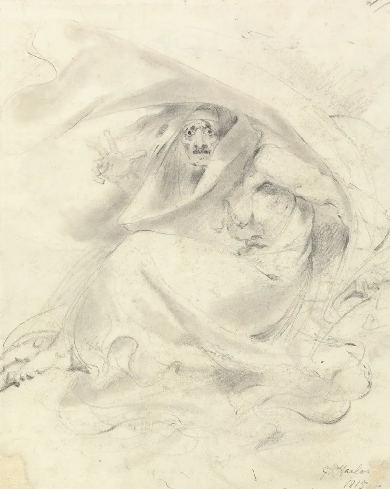 Hecate 2 by George Henry Harlow - Canvas Print