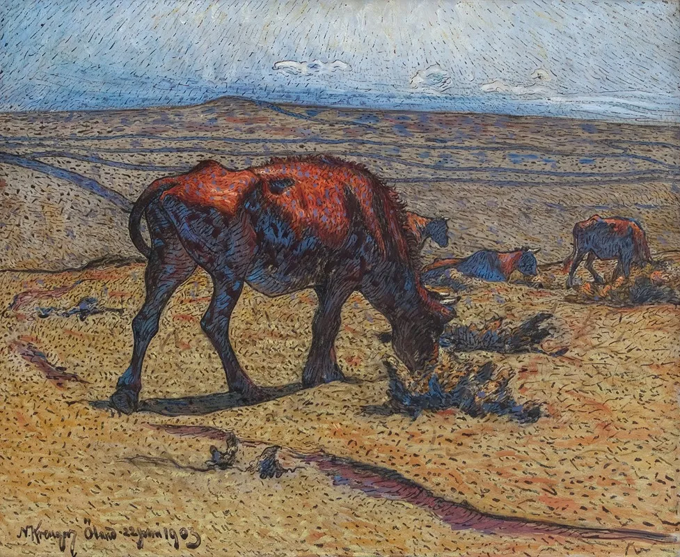 Heiffers by Nils Kreuger - Canvas Print