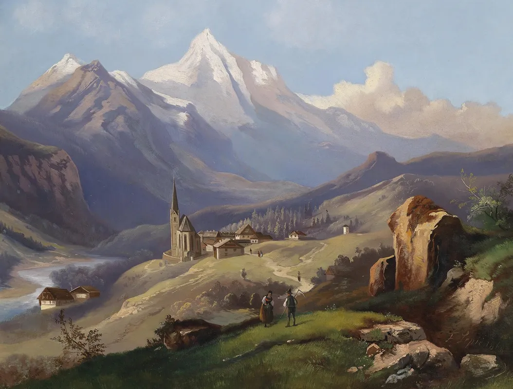 Heiligenblut by Ferdinand Lepie - Canvas Print