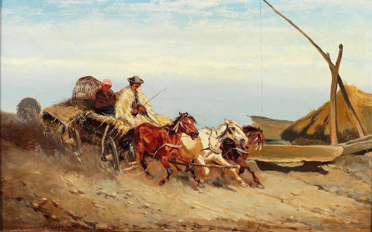 Heimfahrt Der Ungarischen Bauern