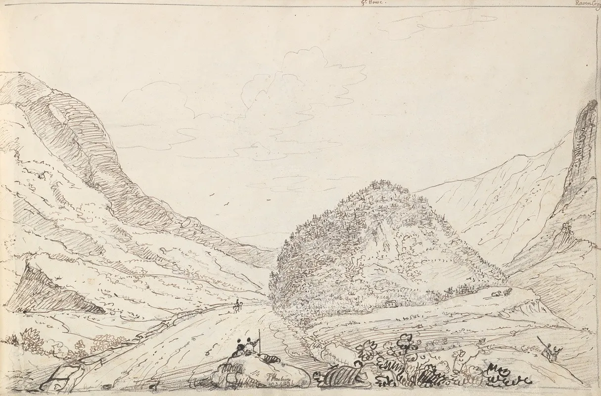 Helvellyn Great Howe And Raven Crag