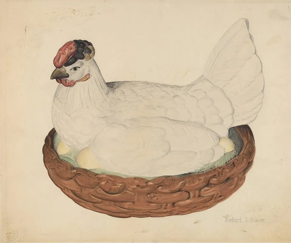 Hen On Nest