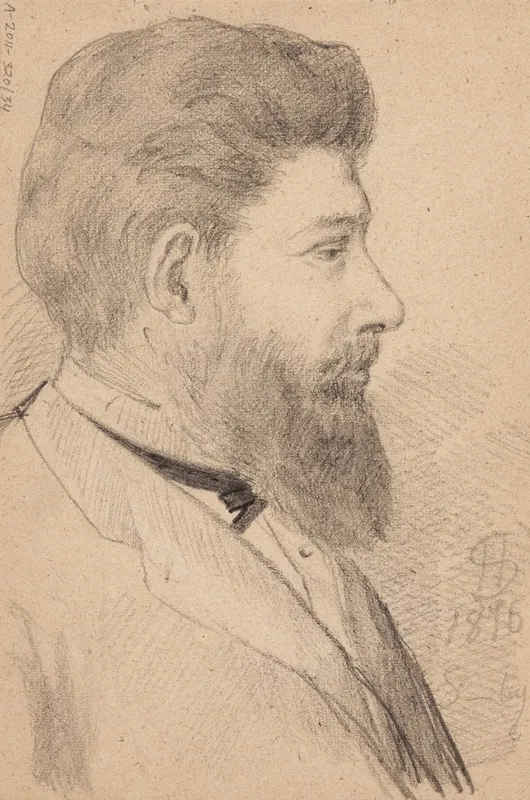 Henrik Adlercreutz by Helene Schjerfbeck - Canvas Print