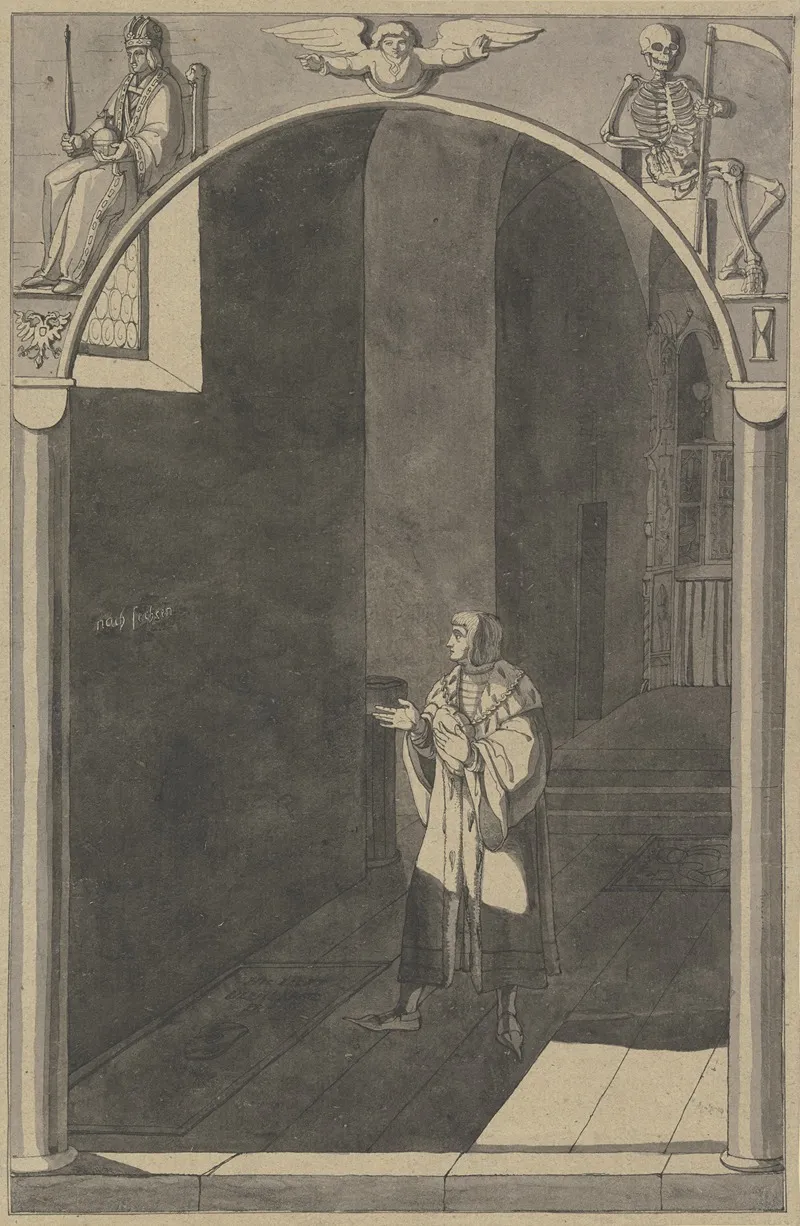 Henry Iis Dream by Franz Pforr - Canvas Print