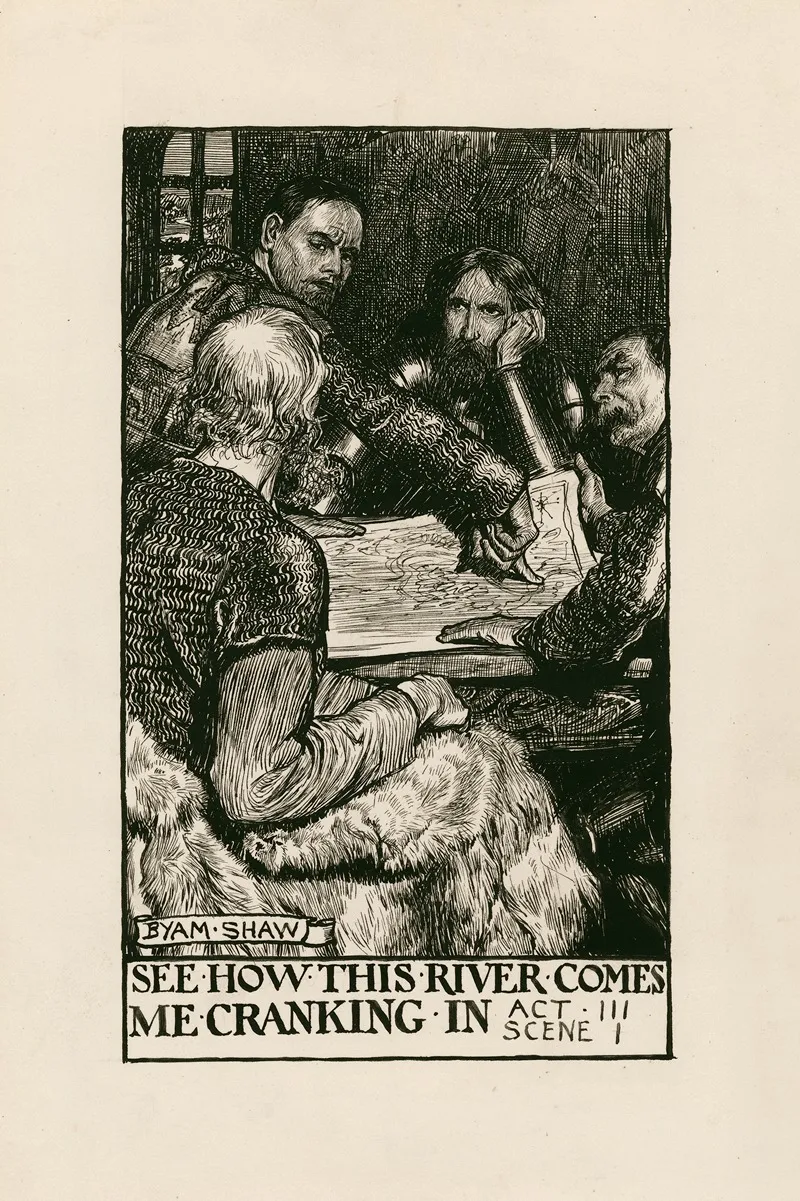 Henry Iv Part 1 See How This River Comes Me Cranking In Act Iii Scene I