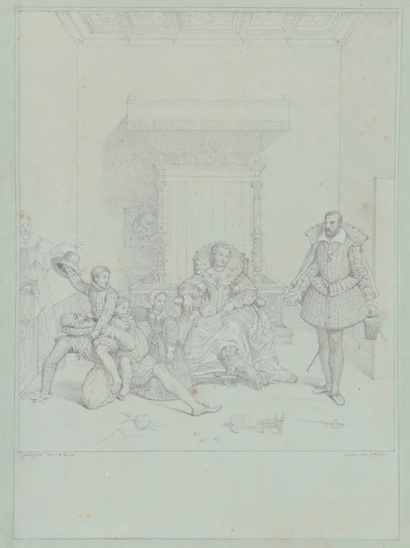 Henry Iv Playing With His Children