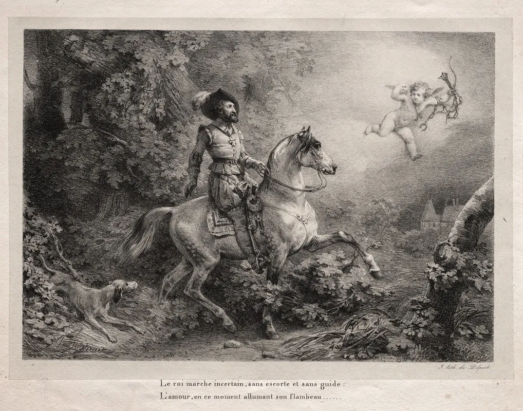 Henry Iv Rides To The Chateau Danet
