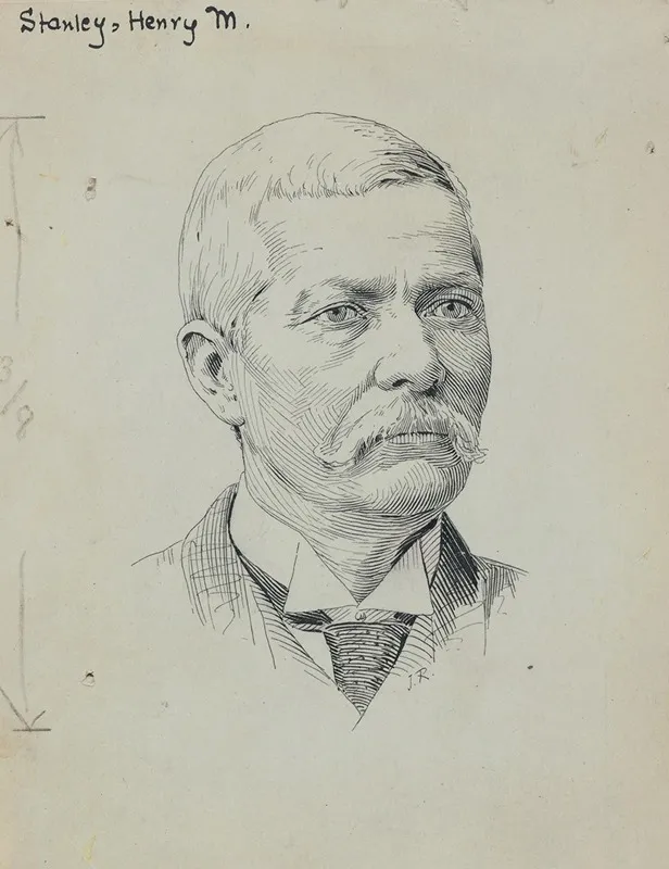 Henry Morton Stanley by Jacques Reich - Canvas Print