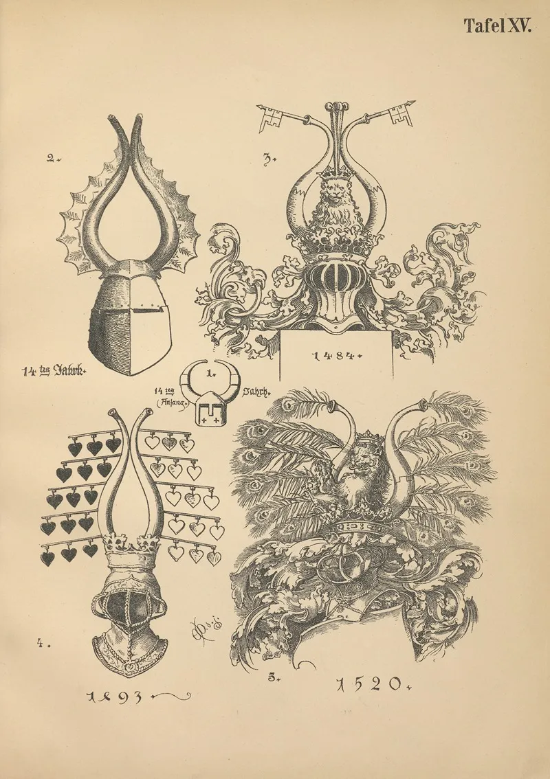 Heraldischer Handbuch Fur Freunde Der Wappenkunst Pl 14