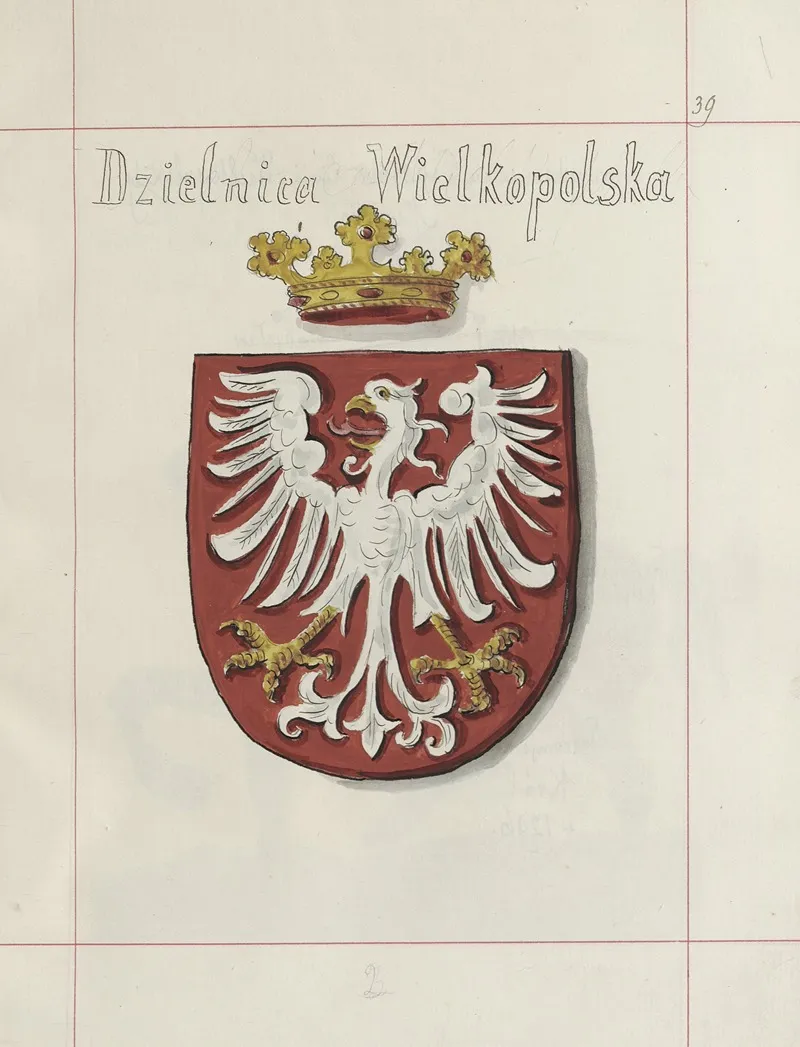 Herby Rzeczypospolitej Polskiej I W X Litewskiego T 1 Pl 060 by Boleslaw Starzyński - Canvas Print