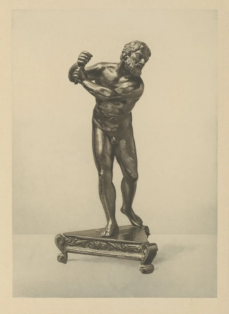 Hercules Early Copy After Bertoldo by Wilhelm von Bode - Canvas Print