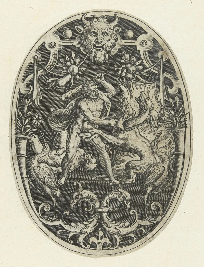Hercules Kills The Monster Geryon