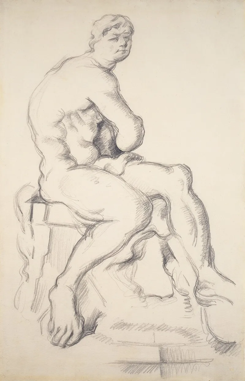 Hercules Resting by Paul Cézanne - Canvas Print