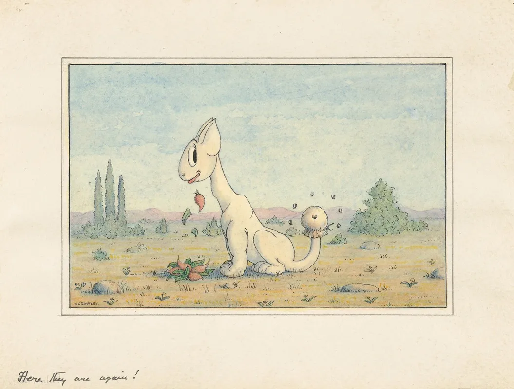 Here They Are Again by Herbert Crowley - Canvas Print