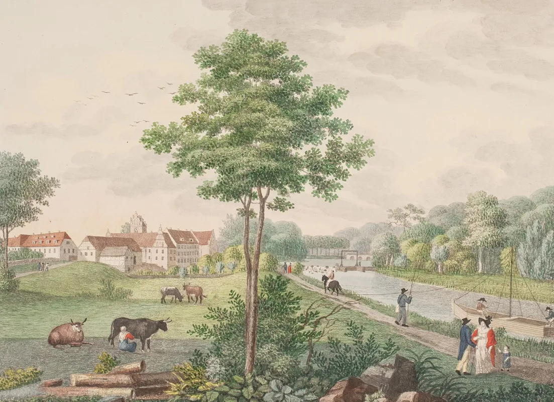 Herlufsholm 2 by Søren L. Lange - Canvas Print