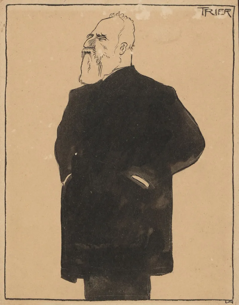 Herman Trier by Valdemar Andersen - Canvas Print