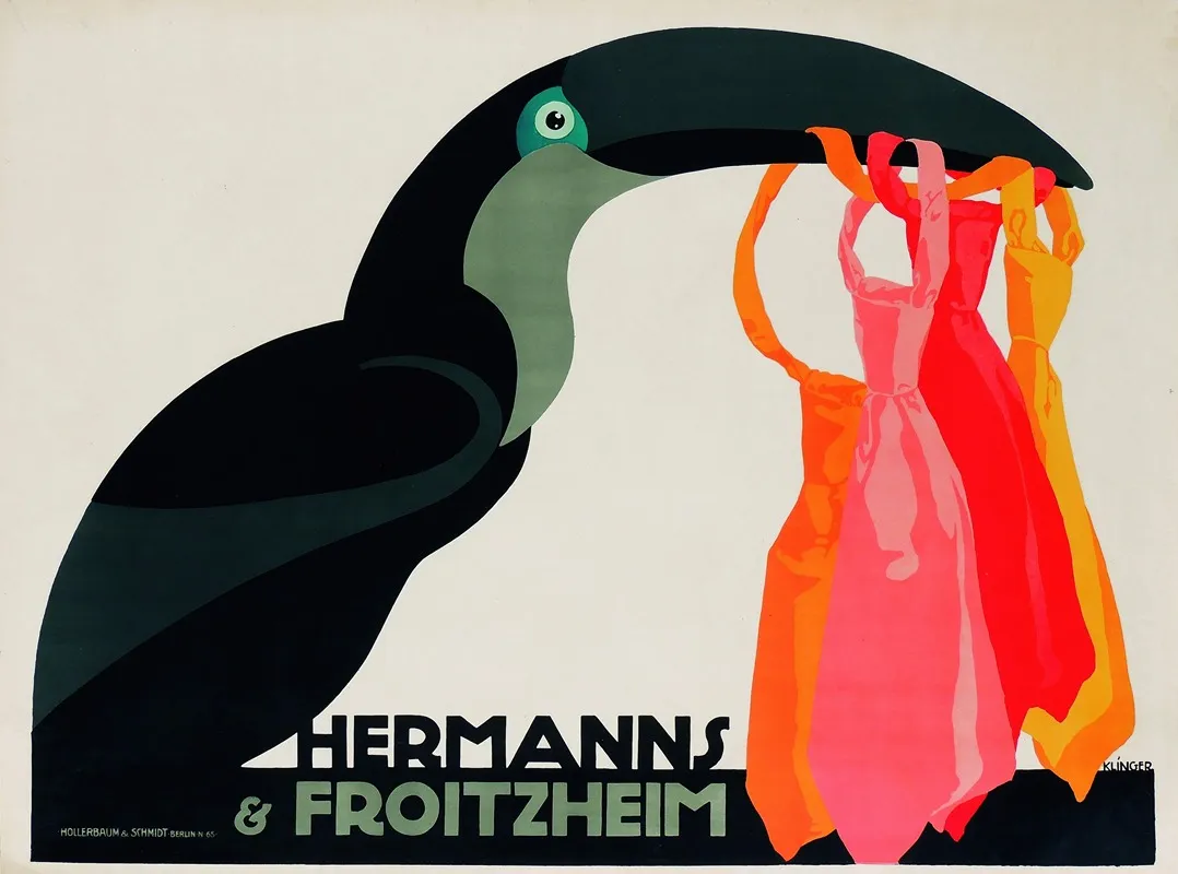 Hermanns And Froitzheim by Julius Klinger - Canvas Print
