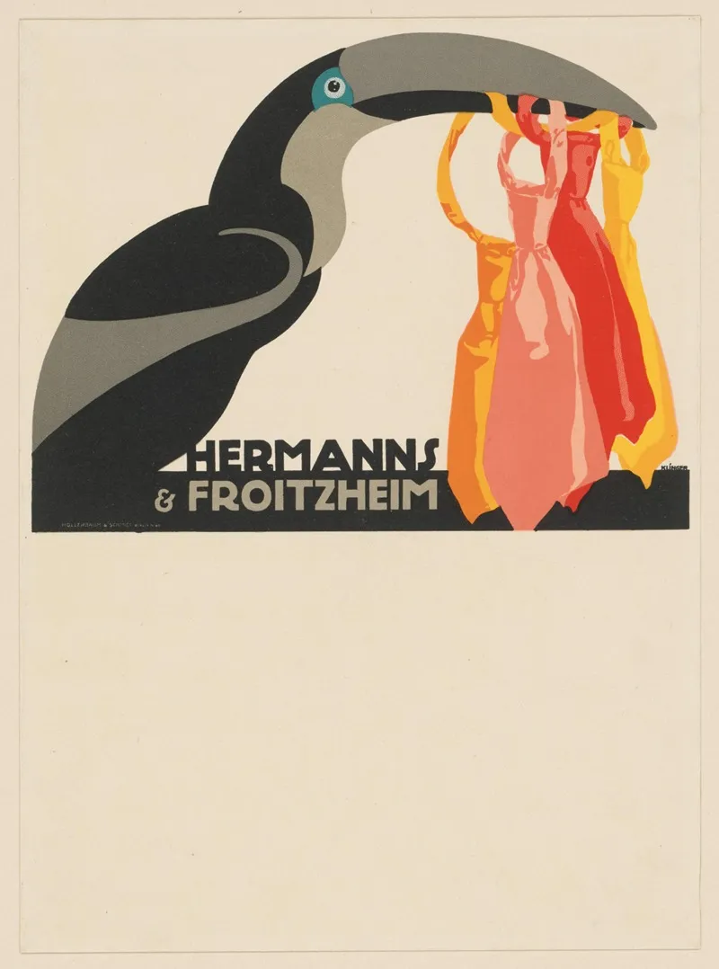 Hermanns Und Froitzheim by Julius Klinger - Canvas Print