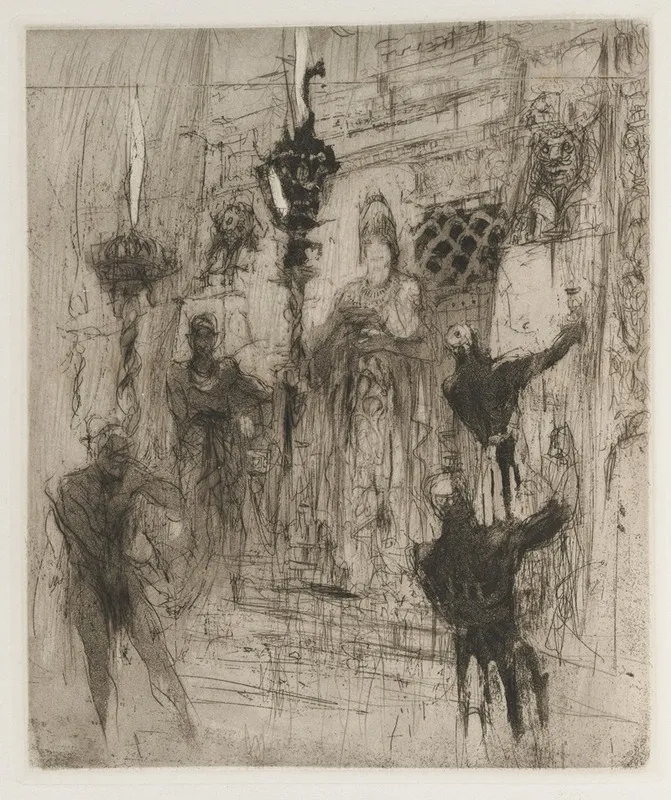 Herodias 3 by William Walcot - Canvas Print