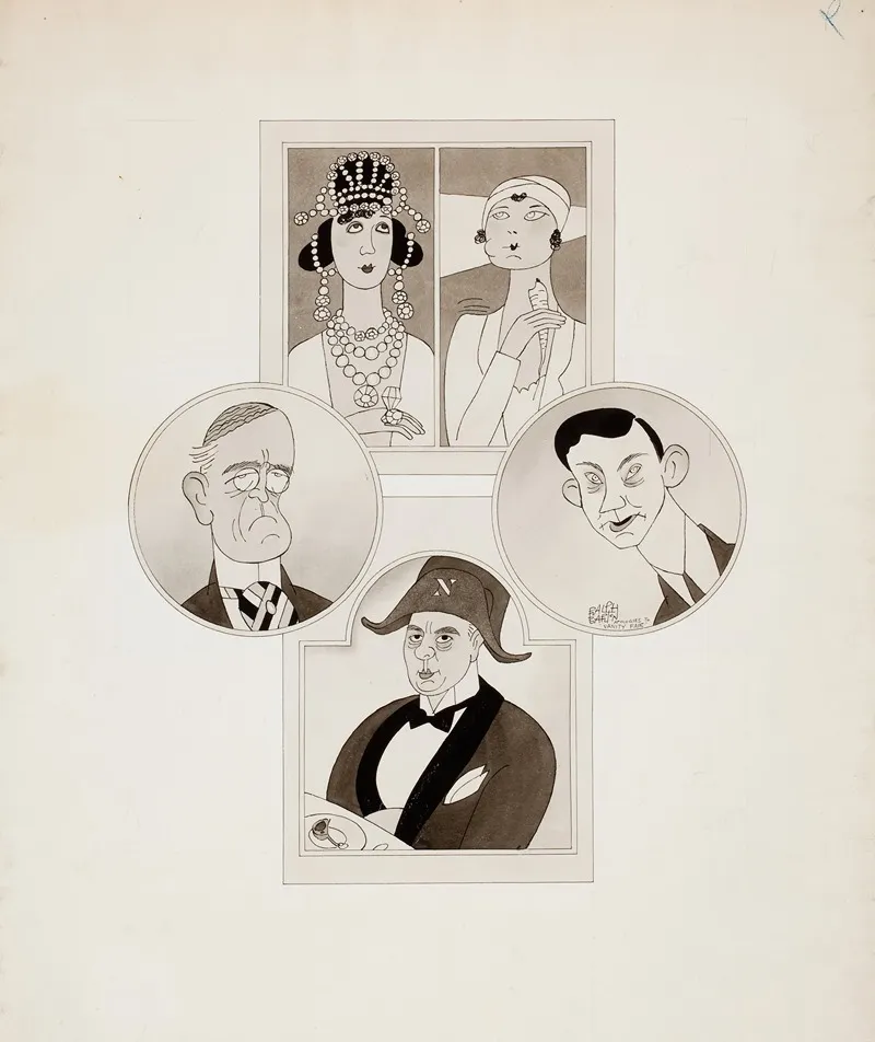 Heroes Of The Week by Ralph Barton - Canvas Print
