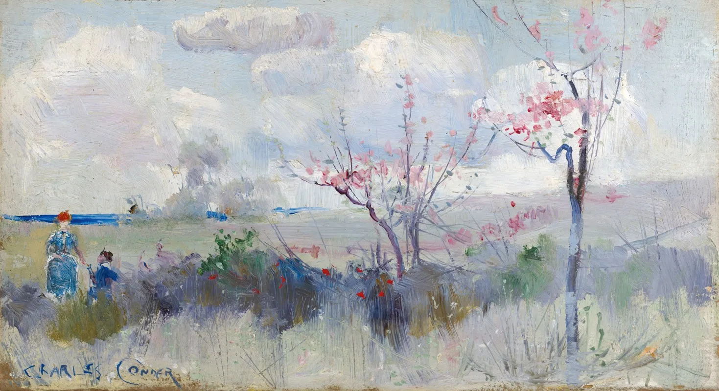 Herricks Blossoms by Charles Conder - Canvas Print