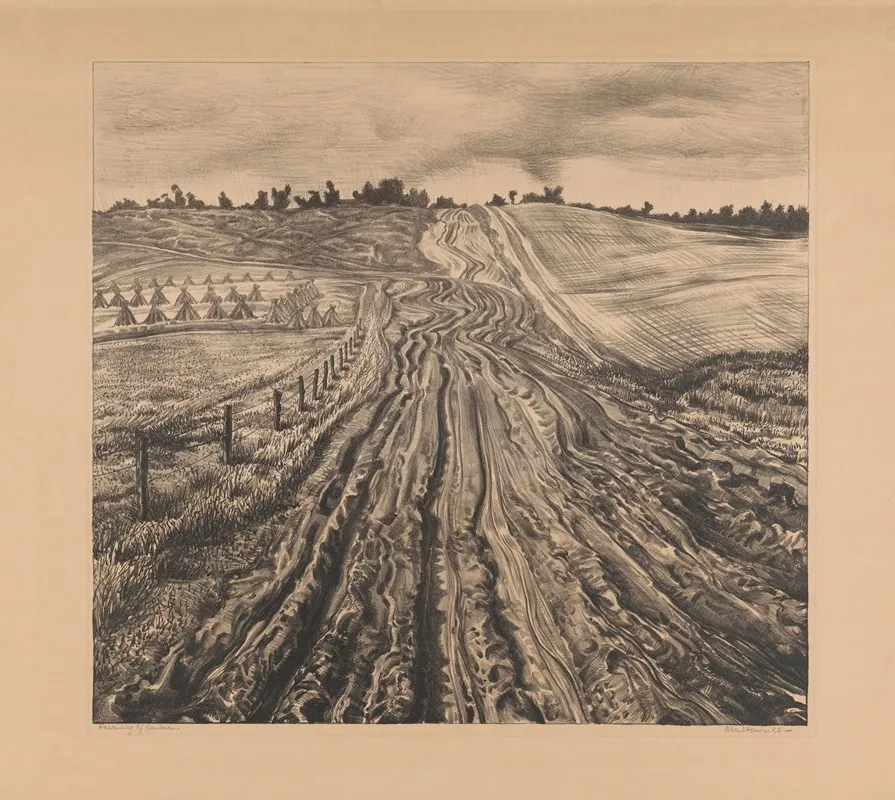 Hessenweg Bij Lunteren by Arend Hendriks - Canvas Print