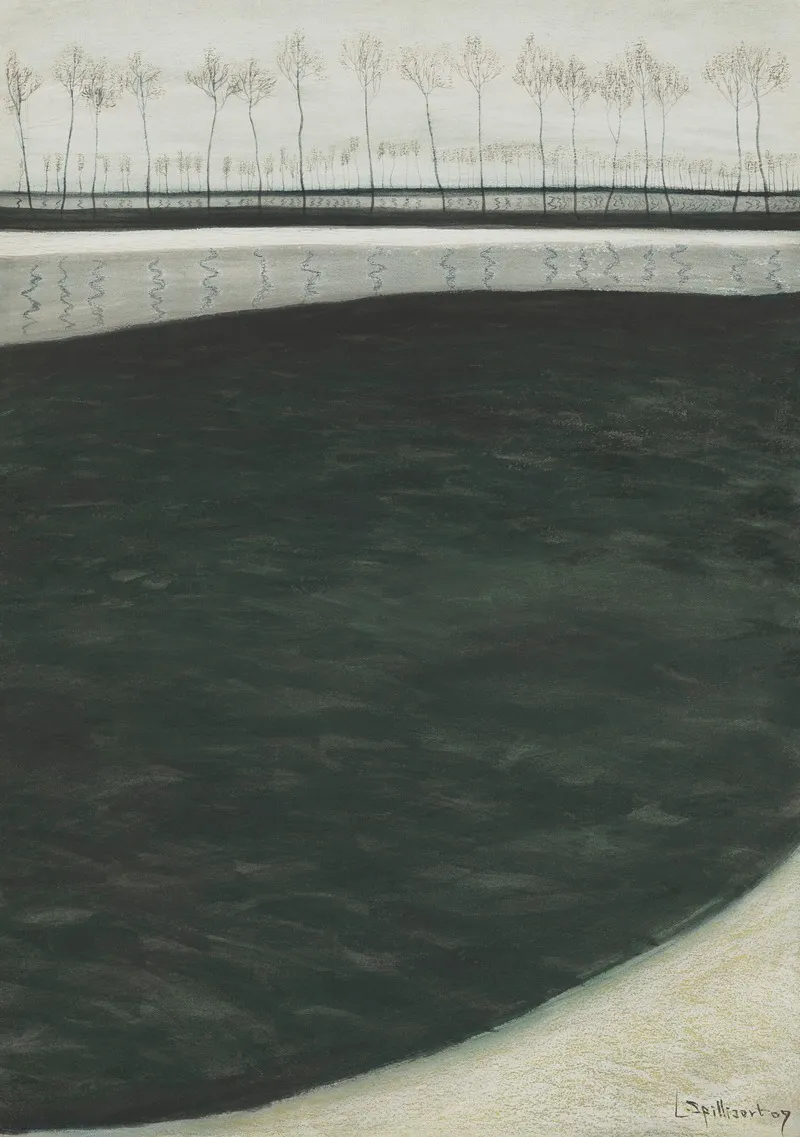 Het Kanaal by Léon Spilliaert - Canvas Print