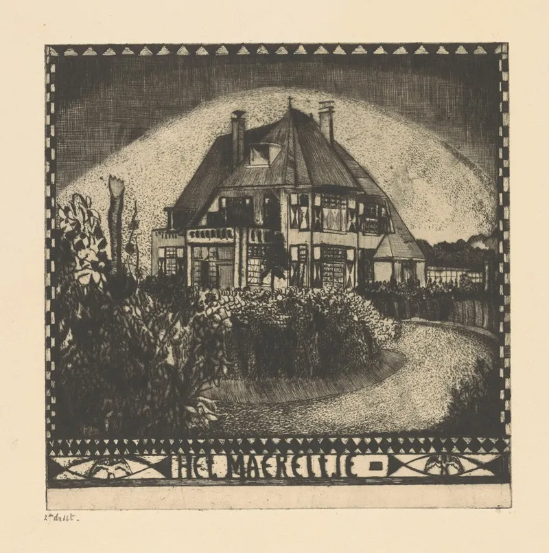 Het Maereltje by Lodewijk Schelfhout - Canvas Print