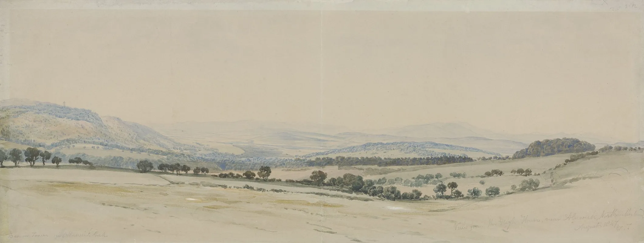 Heuvellandschap In Northumberland by William Turner of Oxford - Canvas Print