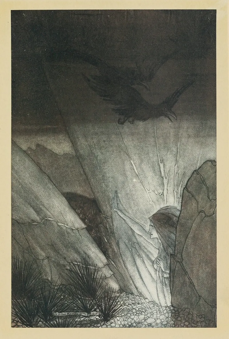 Hey Come Hither And Stop Me This Cranny by Arthur Rackham - Canvas Print