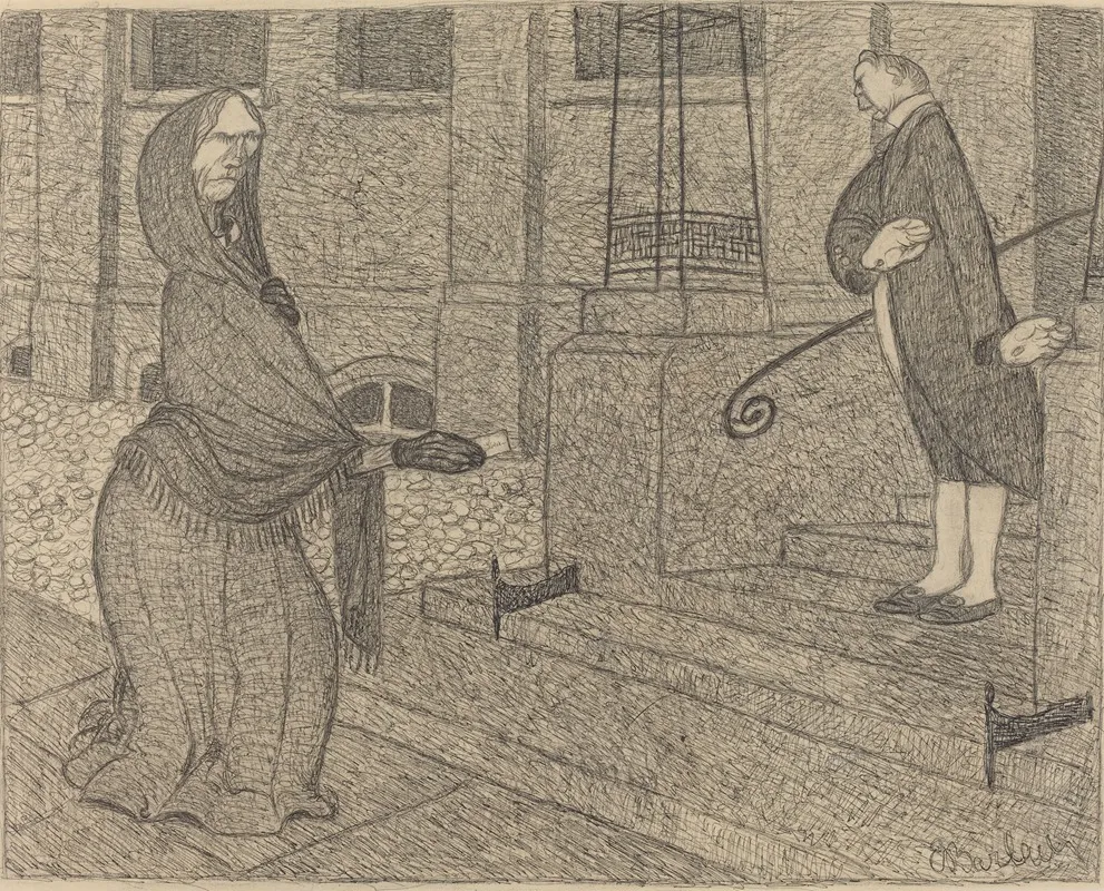 High Class by Ernst Barlach - Canvas Print
