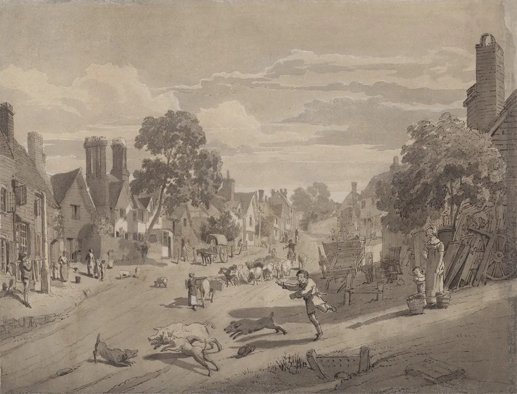 High Street At Bushey Hertfordshire