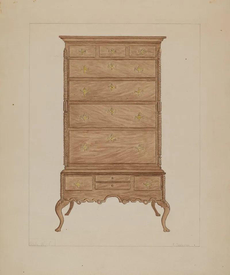 Highboy 16 by Frederick Jackson - Canvas Print