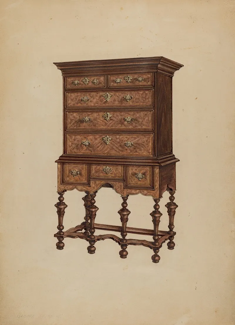 Highboy 21 by Isadore Goldberg - Canvas Print