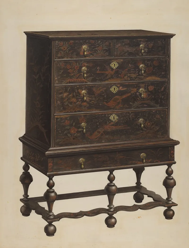 Highboy 30 by M. Rosenshield-von-Paulin - Canvas Print