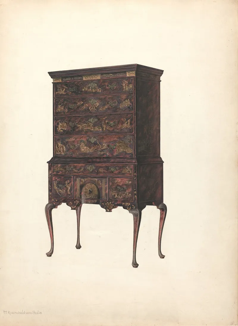 Highboy 31 by M. Rosenshield-von-Paulin - Canvas Print