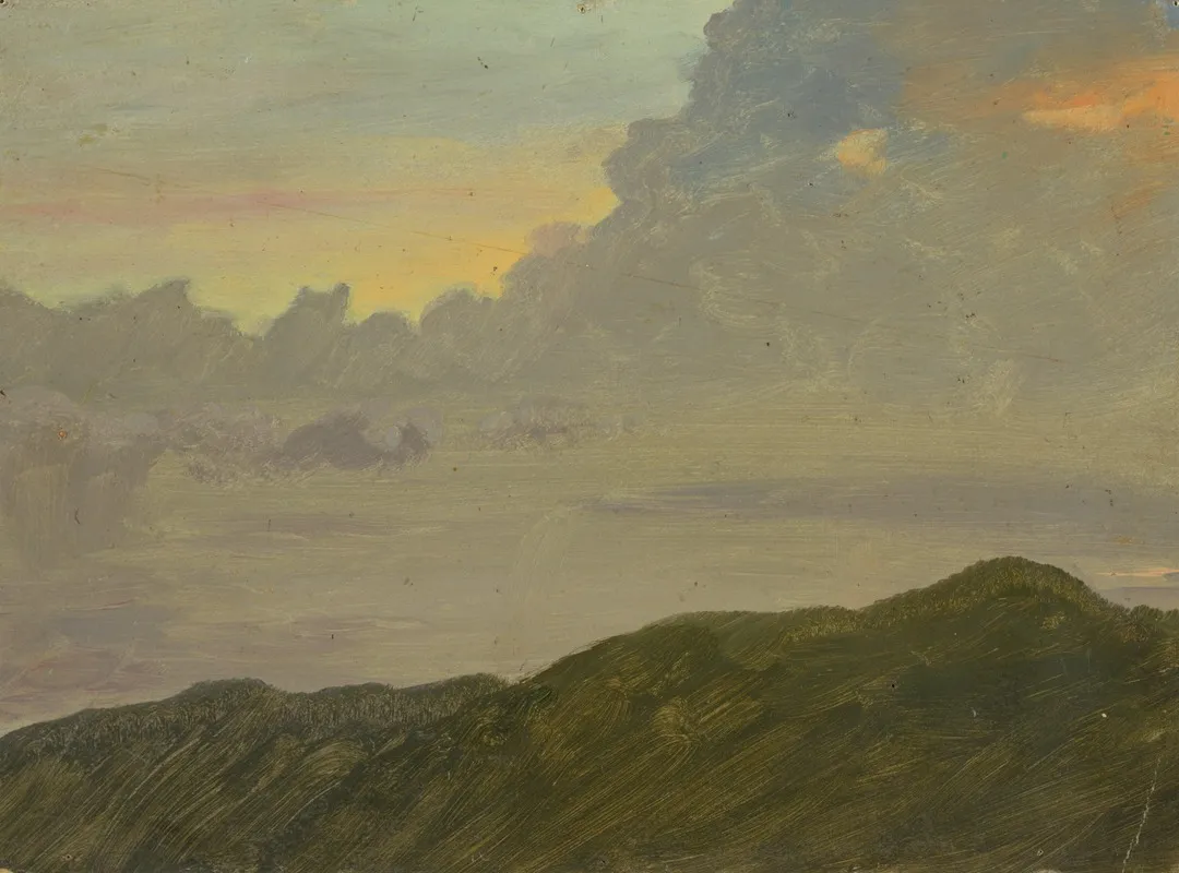 Hilltop And Clouds