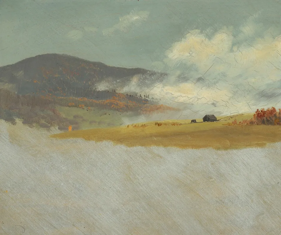 Hilly Landscapes by Frederic Edwin Church - Canvas Print