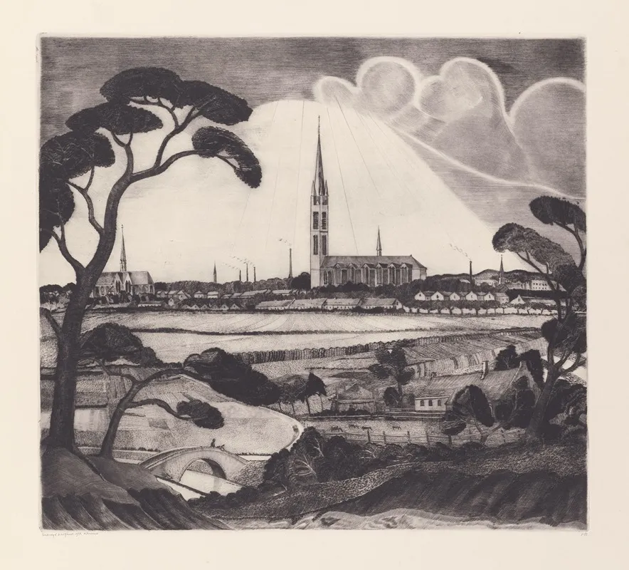 Hilversum En Omstreken by Lodewijk Schelfhout - Canvas Print