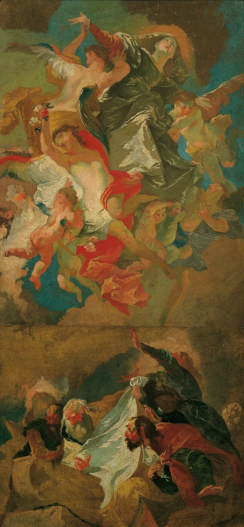 Himmelfahrt Mariens by Franz Anton Maulbertsch - Canvas Print