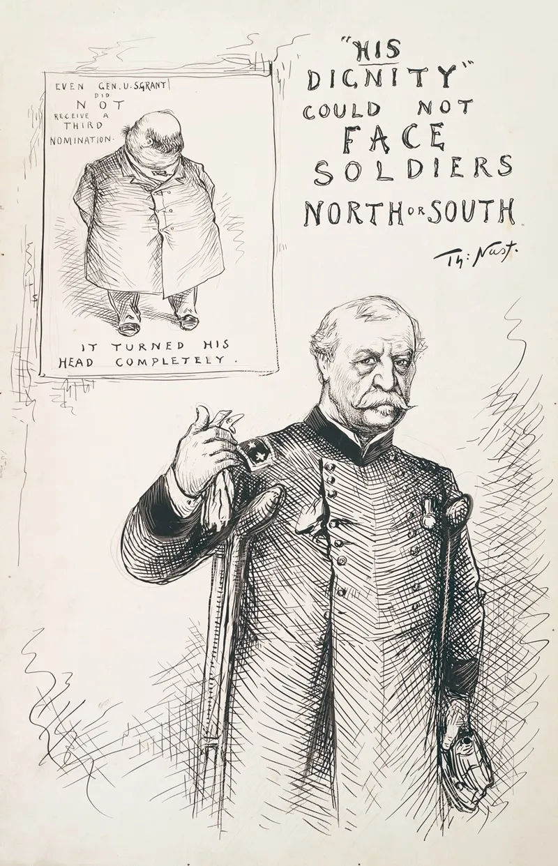 His Dignity Could Not Face Soldiers North Or South