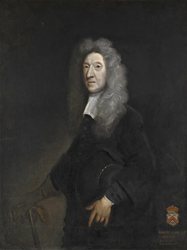 Historical Portrait Of Robert Brudenell 2nd Earl Of Cardigan 1607 1703