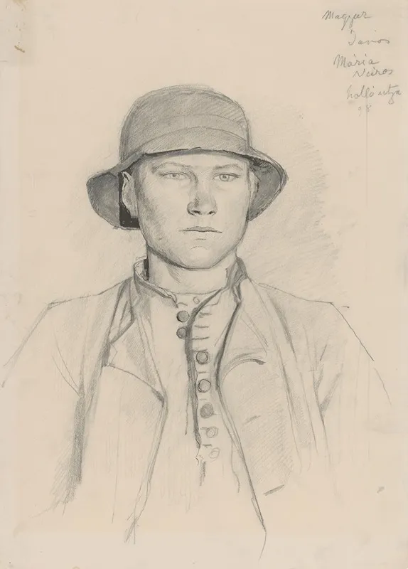 Hlava Paholka by Ladislav Mednyánszky - Canvas Print