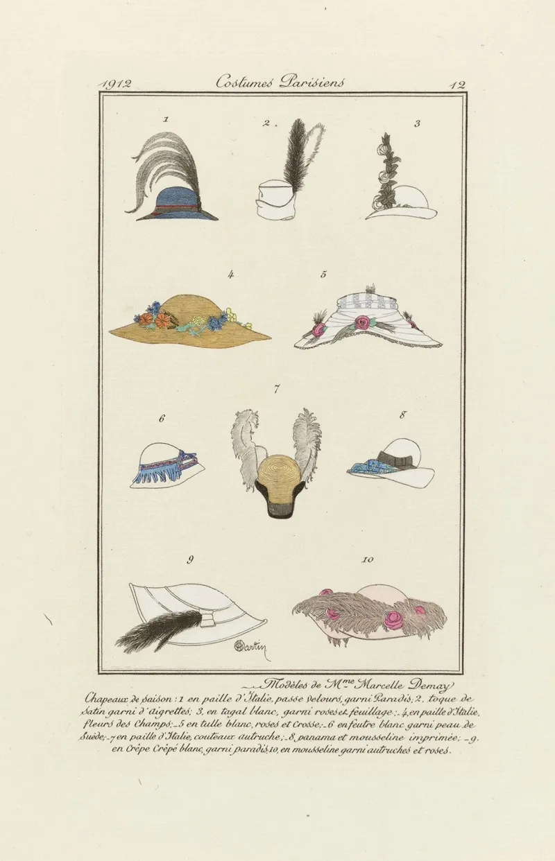 Hoeden by Charles Martin - Canvas Print