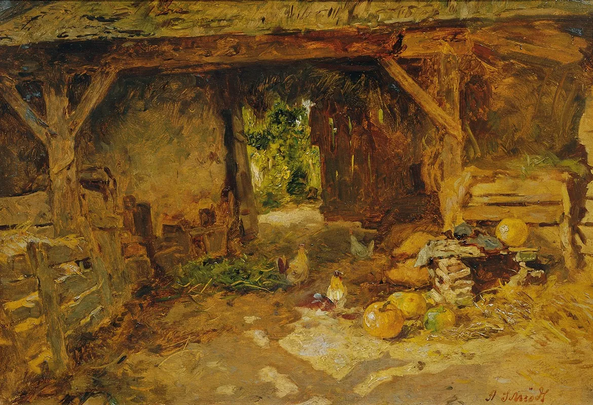 Hofinterieur Aus Dem Marchfeld