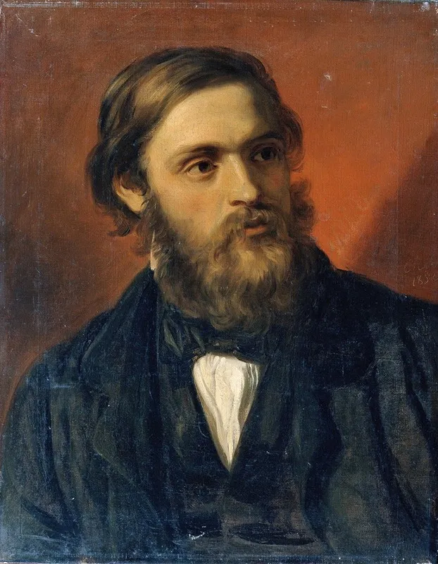 Hofrat Burian by Carl Rahl - Canvas Print