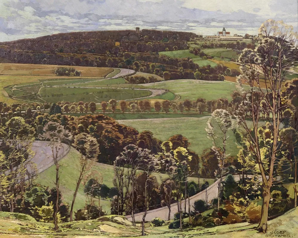 Hohenstrase Auf Den Kahlenberg Vom Cobenzl Aus Gesehen