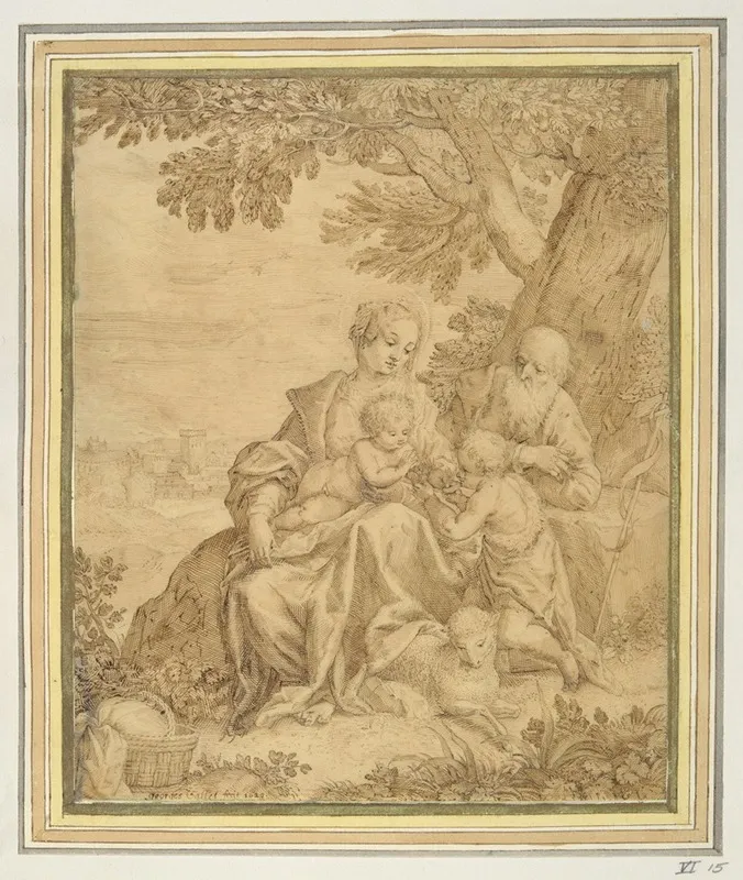 Holy Family With Saint John